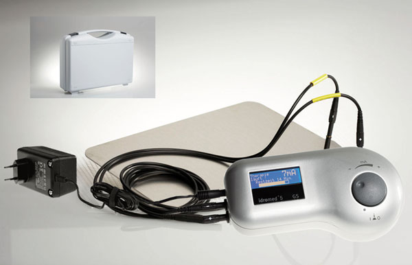 Idromed iontophoresis hyperhidrosis treatment